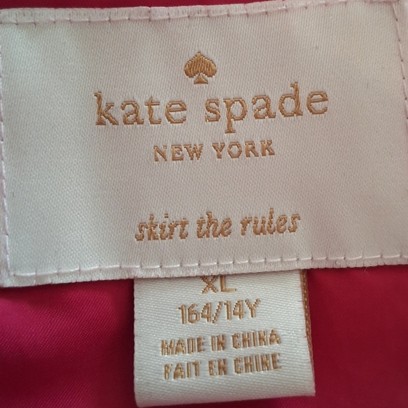 Kate Spade New York Hot Pink Girl's Sweetheart Pink Puffer Size 164/14Y XL - Picture 7 of 9